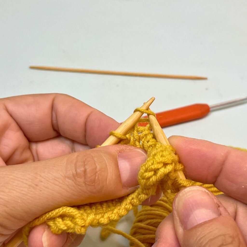 Recuperar puntos escapados cuando aprendes a tejer