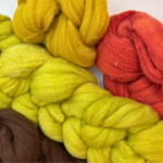 Fibras teñidas para el jersey Harvest Flower